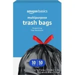 Amazon Basics Multipurpose Drawstring Trash Bags